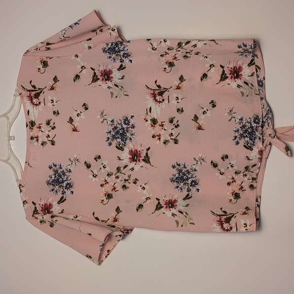 Moa Moa Pink Floral Blouse - Picture 3 of 9